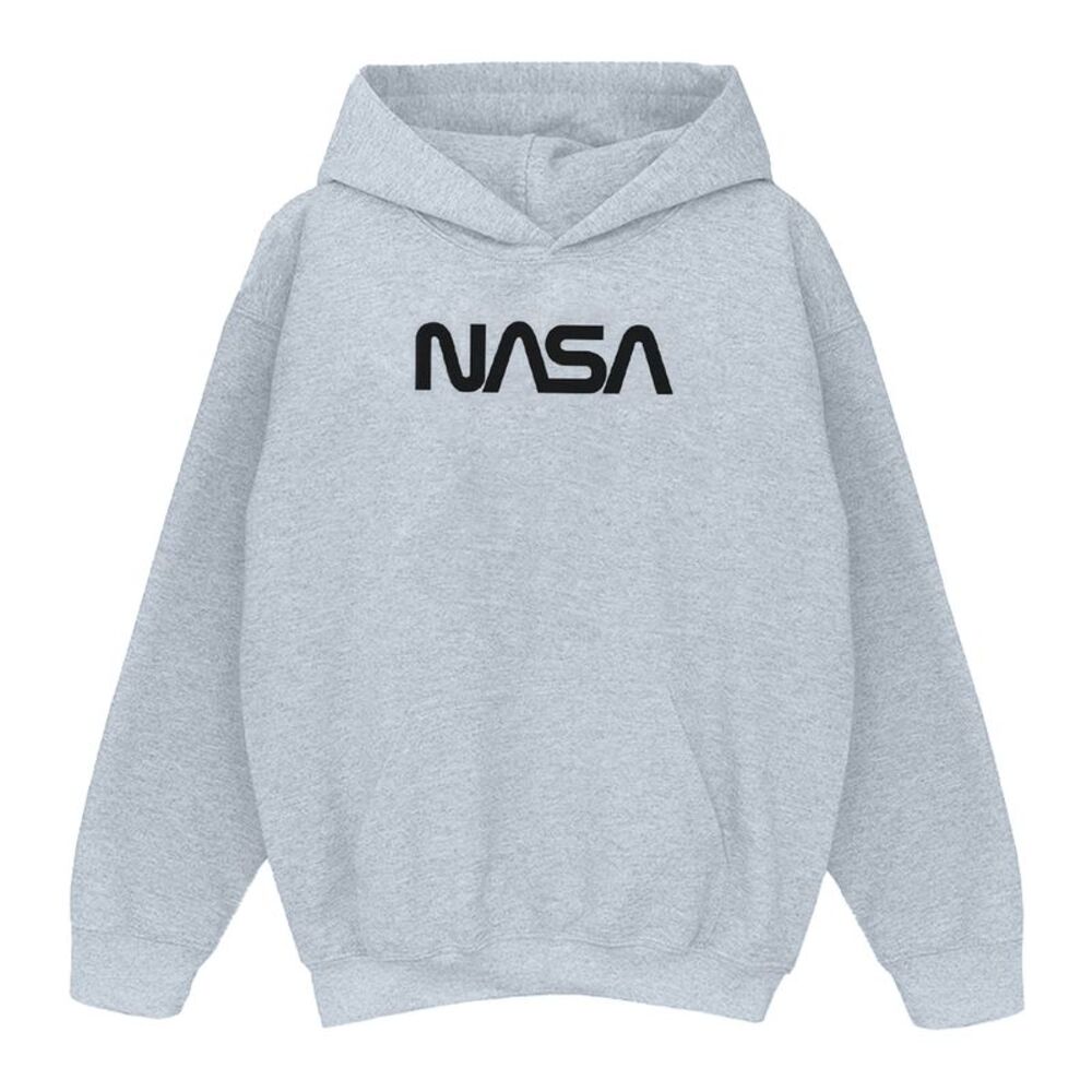 NASA Boys Modern Logo Hoodie / Sports Grey